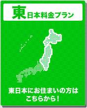 東日本料金プラン フレッツ光 思いっきり割　東日本にお住まいの方はこちらから!